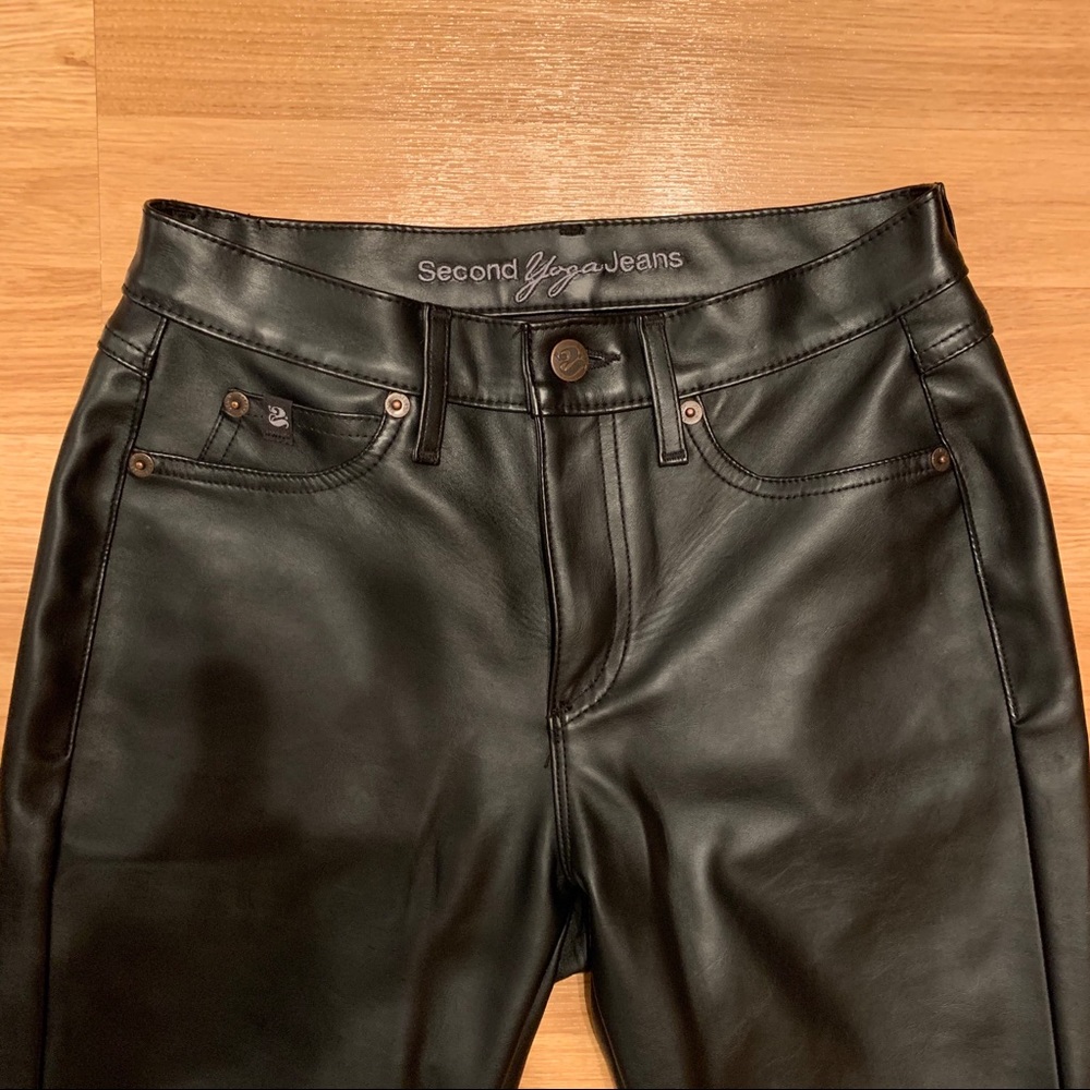 Second Yoga faux leather pants